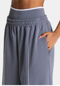 Loose Yoga Trousers Casual Fashion Straight Wide Leg Sports Pants Women Gym Sweatpants Elastic High Waist Fitness Running Pants