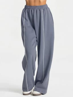 Loose Yoga Trousers Casual Fashion Straight Wide Leg Sports Pants Women Gym Sweatpants Elastic High Waist Fitness Running Pants