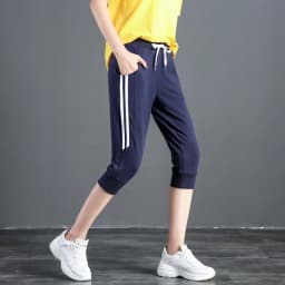 Sportwear Capris Pants Women's Summer 2023 New Korean Casual Breeches Loose Harem Running Fitness Thin Shorts