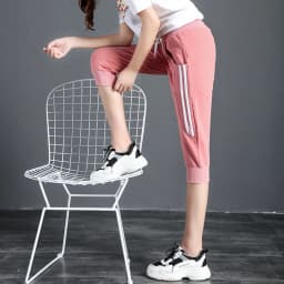 Sportwear Capris Pants Women's Summer 2023 New Korean Casual Breeches Loose Harem Running Fitness Thin Shorts