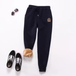 Cotton Women's Velvet Pants 2020 Fashion Autumn Winter Warm Women's Trousers Casual Lamb Fur Harem Pants Eembroidery Sweatpants