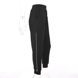 BKLD 2026 Women Harem Pants Women Black Casual High Waist Pants Side Zipper Open Loose Trousers Femme Summer Clothing Women