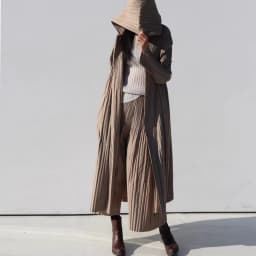 Miyake Pleated Hanging Casual Straight Loose Wide Leg Pants