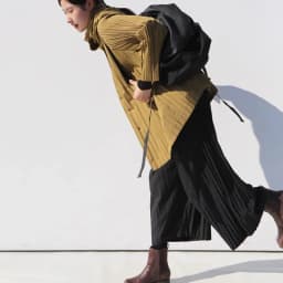 Miyake Pleated Hanging Casual Straight Loose Wide Leg Pants