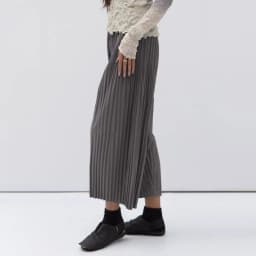 Miyake Pleated Hanging Casual Straight Loose Wide Leg Pants
