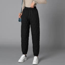 Thickened Warm Cotton Pants Women Casual Loose Wide Leg Cotton Trousers Woman Winter Comfortable Elastic High Waist Pants Mujer