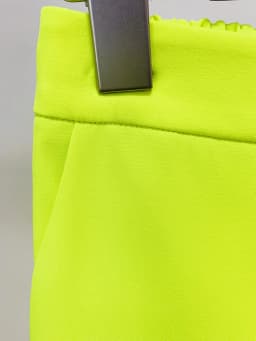 HIGH STREET Newest 2026 Designer Fashion Trousers Women‘s Hot Fluorescein Yellow Pencil Pants