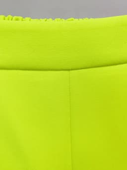 HIGH STREET Newest 2026 Designer Fashion Trousers Women‘s Hot Fluorescein Yellow Pencil Pants