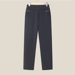 Autumn Winter Middle Aged Women Elastic Waist Casual Straight Pants Female Trousers Wild Slim Stripe Black Gray Pencil Pants 5XL