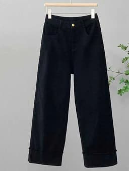 Women Large Size 4XL Straight Casual Pantalons Spring Autumn Female Narrow Version Wide Leg Pants Ladies High Waist Trousers