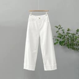 Women Large Size 4XL Straight Casual Pantalons Spring Autumn Female Narrow Version Wide Leg Pants Ladies High Waist Trousers