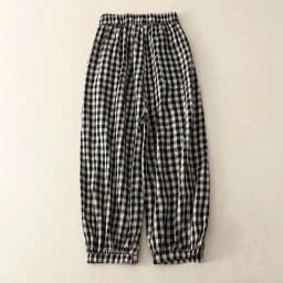 Cotton Linen Pants for Women Plaid Loose Casual Vintage Summer Thin New Korean Style Literary Elastic Waisted Harem Pants Women