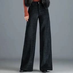 Velvet Wide Leg Pants Women High Waist Baggy Big Size Sweatpants Korean New Casual Pantalones Office Loose Straight Trousers