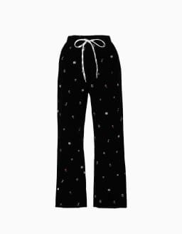 Japanese Style Fashion Sweet Elastic Waist Pants Pants Autumn Winter New Girls Women's Slimming Wide Leg Pants Bud Camis Set