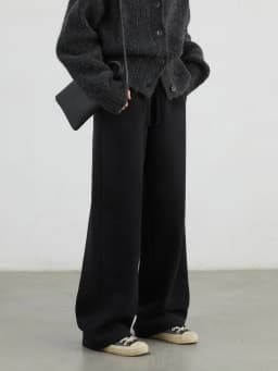 CHIC VEN Women Sports Sweatpants Loose New Elastic High Waisted Fleece Casual Pants Female Full Trousers Autumn Winter 2024