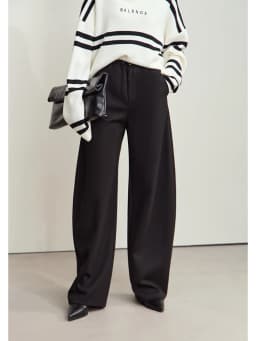 AMII Minimalist Women's Casual Pants 2025 Winter Classic Versatile Warm Elastic Drawstring Loose Pants Female Trousers 12424082