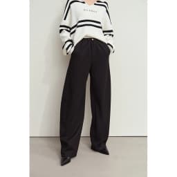 AMII Minimalist Women's Casual Pants 2025 Winter Classic Versatile Warm Elastic Drawstring Loose Pants Female Trousers 12424082