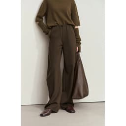 AMII Minimalist Women's Casual Pants 2025 Winter Classic Versatile Warm Elastic Drawstring Loose Pants Female Trousers 12424082