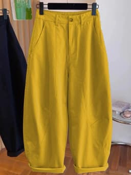 South Korea Dongdaemun Internet Celebrity Casual Scimitar Pants Women 2025 Summer New Loose Nine-point Pants Versatile