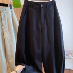 South Korea Dongdaemun Internet Celebrity Casual Scimitar Pants Women 2025 Summer New Loose Nine-point Pants Versatile