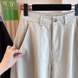 South Korea Dongdaemun Internet Celebrity Casual Scimitar Pants Women 2025 Summer New Loose Nine-point Pants Versatile