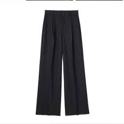 Koekop Woman High Waist Baggy Suit Pants Wide Leg Trousers Women's Formal Pants Office Wear Women Striped Grey Black Pants