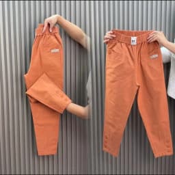 Women Harun Pants Spring Summer New 2026 Fashion High Waist All-Match Casual  Cotton Linen Pants Female Nine-Point Pants Ladies