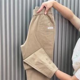 Women Harun Pants Spring Summer New 2026 Fashion High Waist All-Match Casual  Cotton Linen Pants Female Nine-Point Pants Ladies