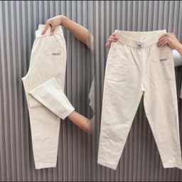 Women Harun Pants Spring Summer New 2026 Fashion High Waist All-Match Casual  Cotton Linen Pants Female Nine-Point Pants Ladies