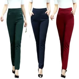 Women Pants 2023 Spring Fall Straight Pants Slim Casual Female Stretch Trousers black fashion Jeans office Trousers joggers