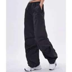 Cargo Pants Women Purplu Pleated Loose High Waist Hip-Hop Street Trousers Fashion Harajuku Y2K Solid Drawstring Wide Leg Pants
