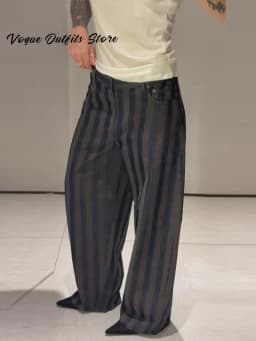 Fashion Women's Green Plaid Pant Loose Pleated High Waist Pockets Wide Leg Pants 2026 Autumn Lady Casual All-match Trousers New