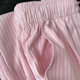 5XL Korean Striped Pockets Full Length Pants Women Spring Summer Thin High Waist Drawstring Loose Casual Straight Trousers