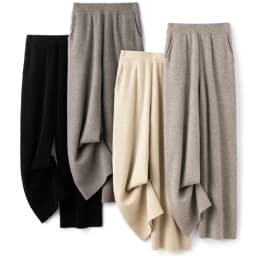 Women's 100% Wool Pants New Autumn and Winter Soft Comfortable High-Waist Knitted Thickening Pants Female Elastic Thin Pants