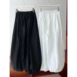 Oversized Bloomers 2026 New Summer Designer Elegant Fashion Women Lantern Pants Casual Loose Breathable Cotton Wide Leg Pants
