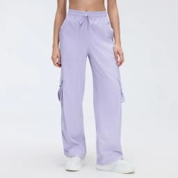 Women's Outdoor Sports Pants Lightweight Quick-Dry Workout Pants with Multiple Pockets Wide-Leg Cargo Casual Pants