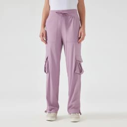 Women's Outdoor Sports Pants Lightweight Quick-Dry Workout Pants with Multiple Pockets Wide-Leg Cargo Casual Pants