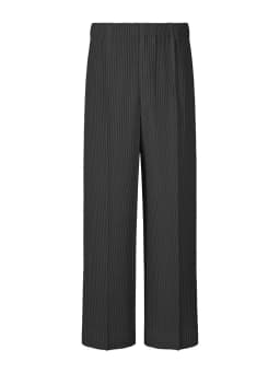 ISSEY 2026 New Arrival Miyake Pleated Pants Textured Casual Relaxed Fit Wide-Leg Cropped Trousers for Men