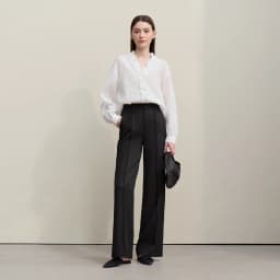 Amii Breathable Women's Pants 2026 Summer New Loose Casual Wide Leg Woman Trousers Solid Basic Versatile Long Pants 12622061