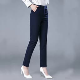 New Formal Pencil Ankle-length Pants For Women High Waist OL Sweatpants Classic Pantalones Straight Chic Trousers Slim Spodnie