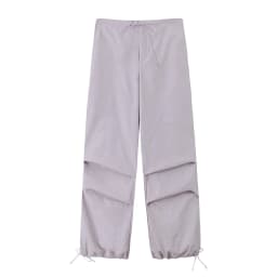 Willshela Women Fashion Parachute Cargo Pants Vintage Jogging Trousers High Elastic Waist Female Chic Lady Boot Cut