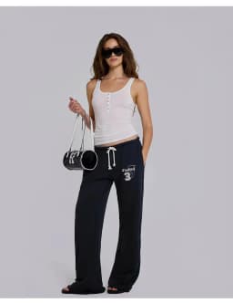 DEAT Fashion Mint Green Wide Leg Drawstring Sweatpants Women's Elastic High Rise Trousers Summer New 7A4833