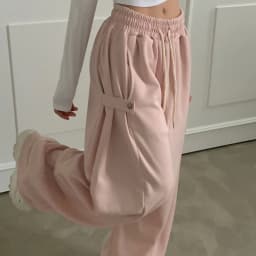 Casual High Waist Elastic Waist Versatile Commute Sweatpants Straight Leg Pants Ladies Summer Loose Fit Trousers