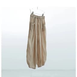 100% Linen Women's Casual Wide-Leg Pants with Ruched Design, Loose-Fitting Cropped Pants for Summer