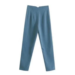 MUJER 2025 Women's Summer Pants Pencil High Waist Pants for Women White Black Cropped Trousers Womens Streetwear Office Pants