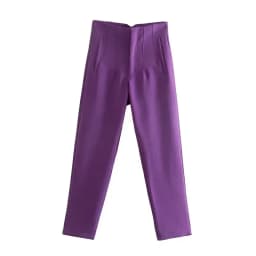 MUJER 2025 Women's Summer Pants Pencil High Waist Pants for Women White Black Cropped Trousers Womens Streetwear Office Pants