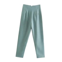 MUJER 2025 Women's Summer Pants Pencil High Waist Pants for Women White Black Cropped Trousers Womens Streetwear Office Pants