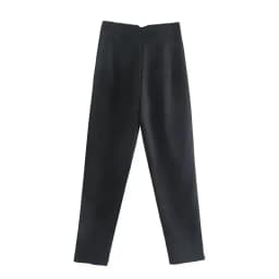 MUJER 2025 Women's Summer Pants Pencil High Waist Pants for Women White Black Cropped Trousers Womens Streetwear Office Pants