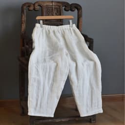 Johnature Vintage Linen Wide Leg Pants For Women 5 Color Elastic Waist Trouser 2025 New Summer Pockets Female Pants