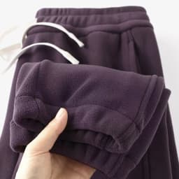 Women Fleece Lined Trousers Fall Winter Wearable Worn Resistant Cuffed Pants Fashion Loose High Waist Long Warm Casual Trousers